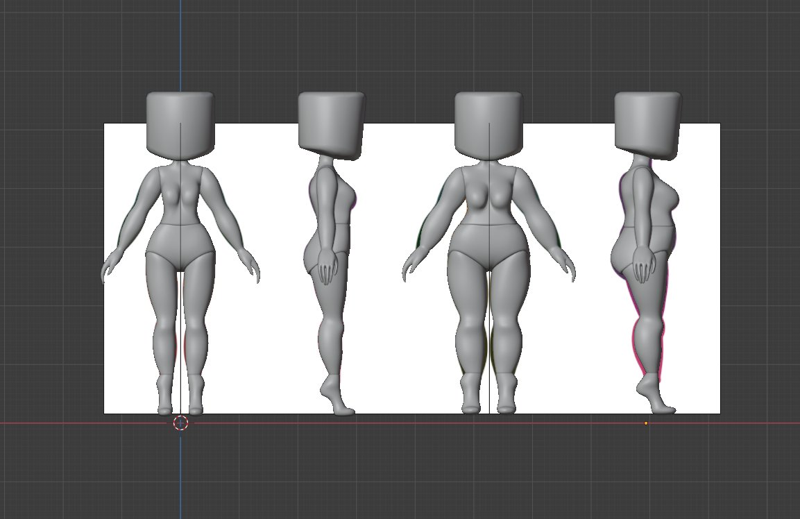 RblxDreamscape's tweet photo. Look at the first round of our bodies, 4 more to go <3 #Roblox #Blender #RobloxDev #Lively #thedreamscapeproject #3DModeling @INotTiagoXD https://t.co/tqrSb8WZHV