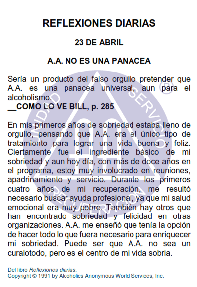 BillyBo77303994's tweet photo. 🙏
23 DE ABRIL
"A.A. NO ES UNA PANACEA"
https://t.co/T3Ro0MGb7o https://t.co/7cMV83cDUd