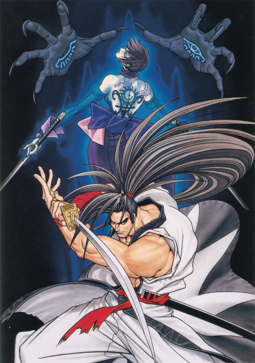 ⛩️ Samurai Shodown 64 Haohmaru and Shiki illustration by Senri