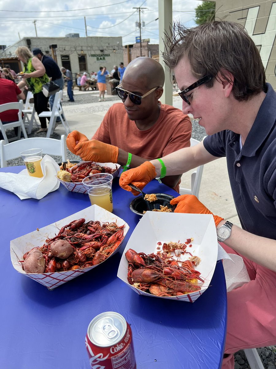 IndyBowl's tweet photo. #CrawfishSZN 🦞🦞🦞
Great day at the Independence Bowl Foundation Annual Crawfish Boil! Thanks to Shaver’s Catering and @LaSeafoodBoard for the delicious crawfish!
Loved having all of our foundation members out to Hurricane Alley in the East Bank District!
#BehindTheBowl https://t.co/eCltJGAMCs