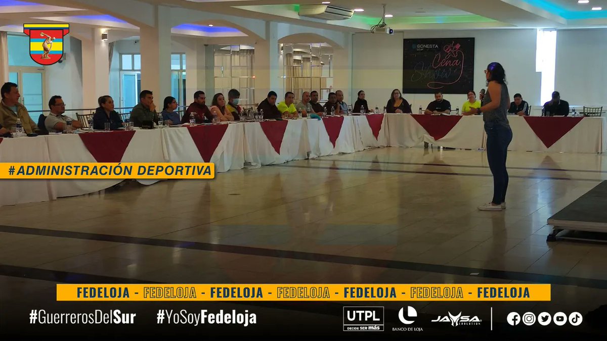 fedelojaec's tweet photo. Este sábado 23 de abril continuamos con el curso de Administración Deportiva dictado por @ECUADORolimpico y organizado por #FedeLoja.

#VamosGuerreros #YoSoyFedeLoja https://t.co/AKFJmRoK02