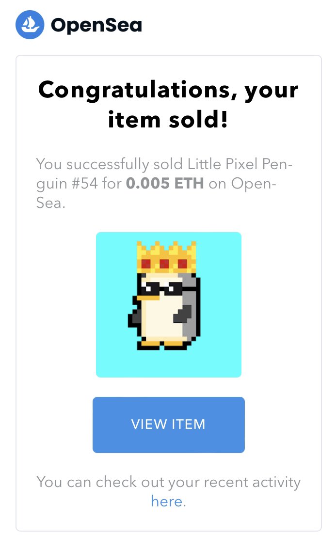 LittlePenguinzz's tweet photo. Thank you!
Little Pixel Penguin #54 [SOLD]
#NFTCommunity #NFTs #NFT #nftart #NFTProject https://t.co/MoSrFfrHW0
