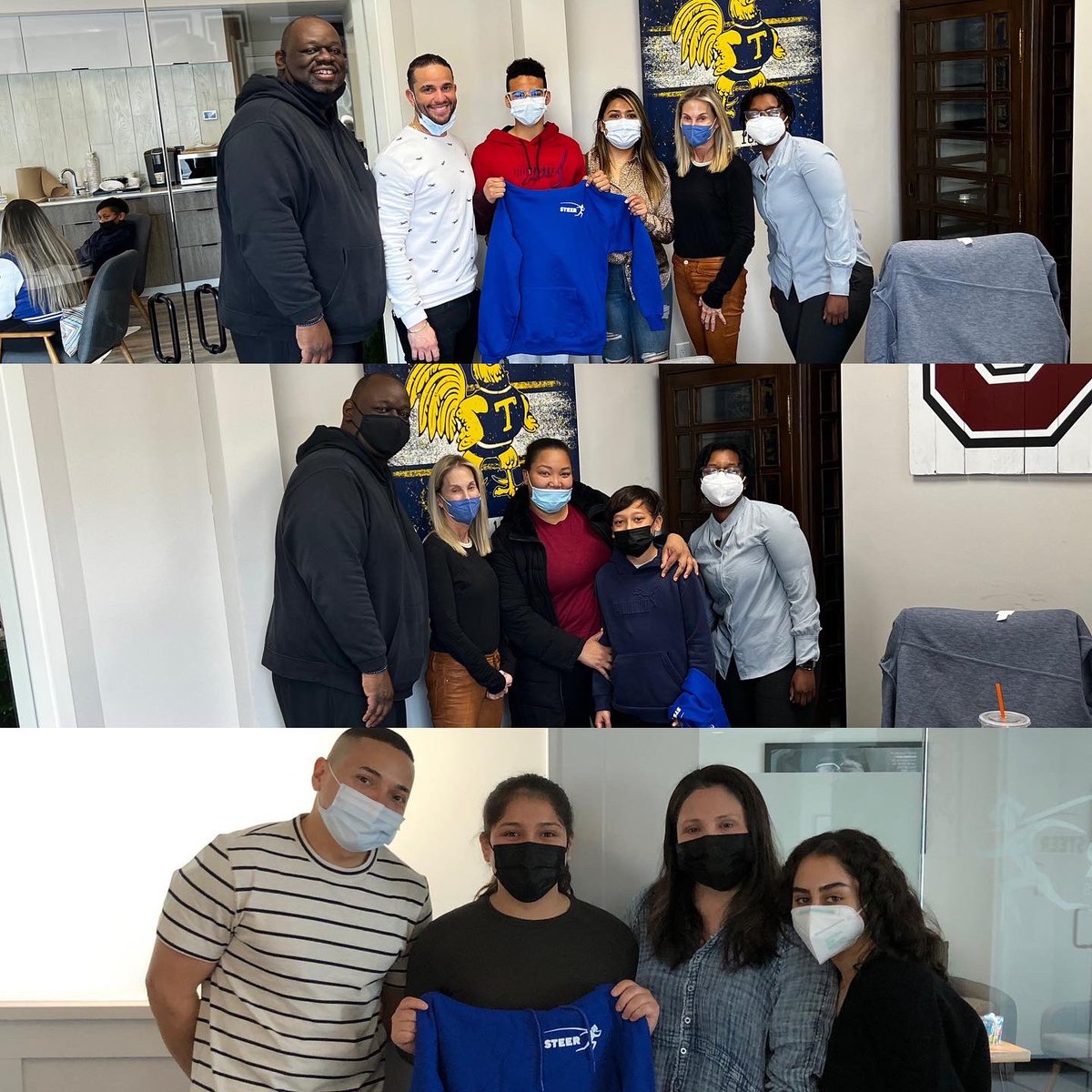 Today we welcomed 23 new students from Port Chester, CSEE, and Palisade Prep to the STEER family - our largest intake day EVER! We are excited to begin working with these incredible students! #pcpride #reptheprep #csee #steerforstudentathletes