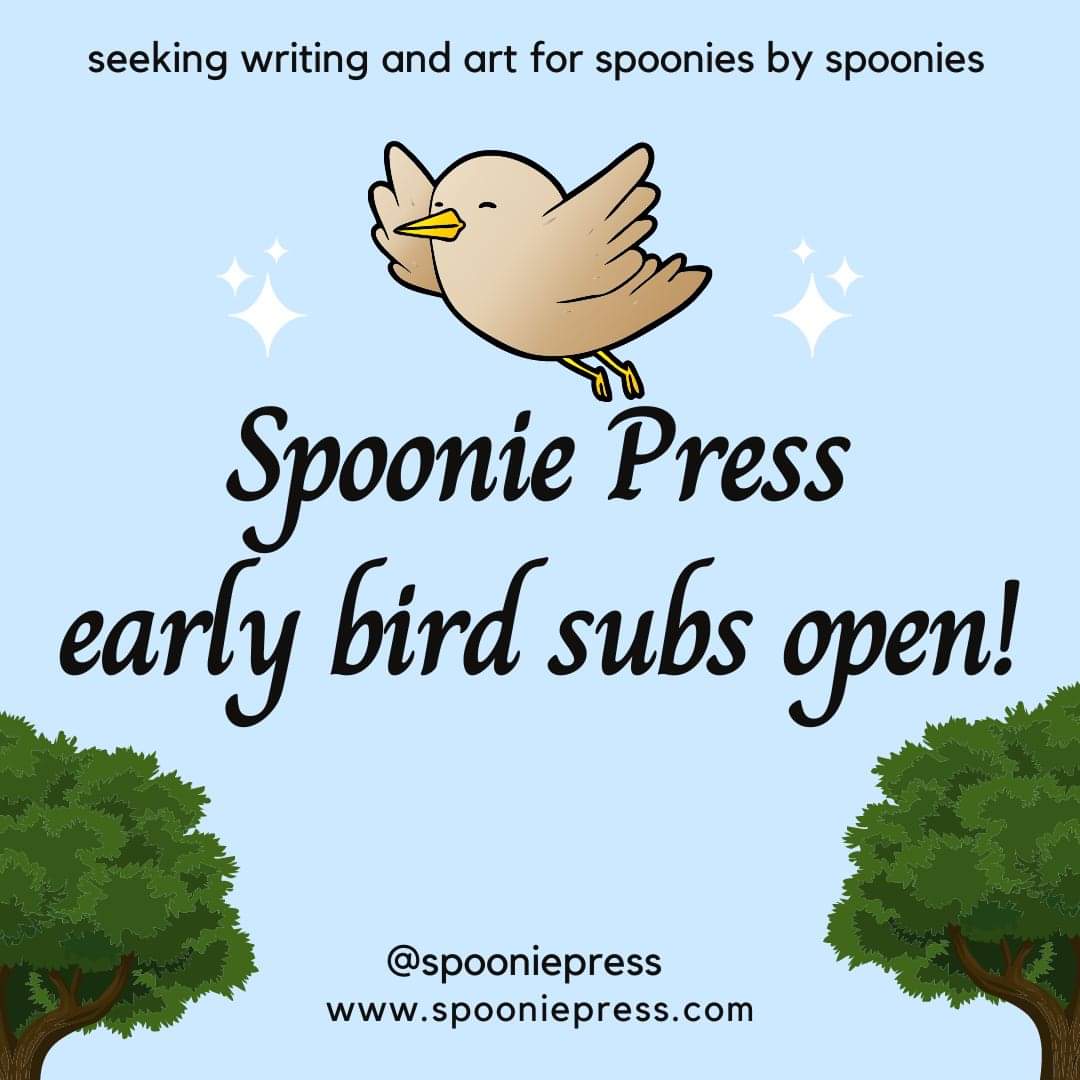 We can't wait to see your work! 

#callforsubs #opensubs #callforsubmissions #subsopen #subsopennow #writerslift #Artists #writers #disabilityawareness