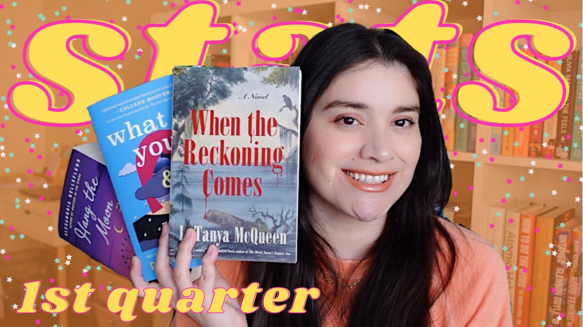gabyviem's tweet photo. 💥New video💥 https://t.co/wazycWQDe7 Talking about my 1st quarter stats &amp; my favorite thriller &amp; romance books so far 😋 https://t.co/uB7JqVB2n1