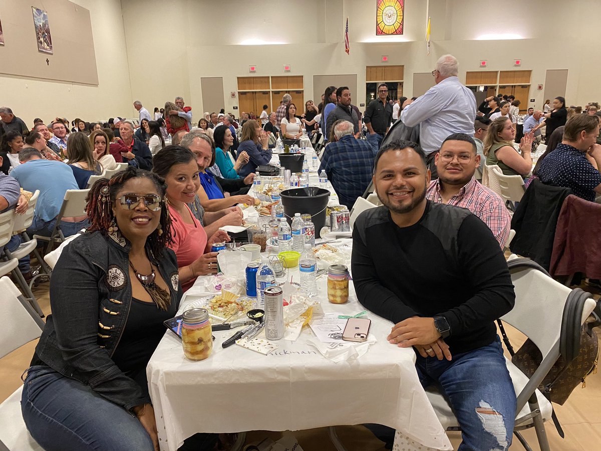 Sup_Rickman's tweet photo. Excellent time at the Knight of Columbus and YMI Crab Feed at St. Bernard’s Holy Family Center. 🦀🦀.
#crabfeed #knightofcolumbus https://t.co/avp98YFjtL