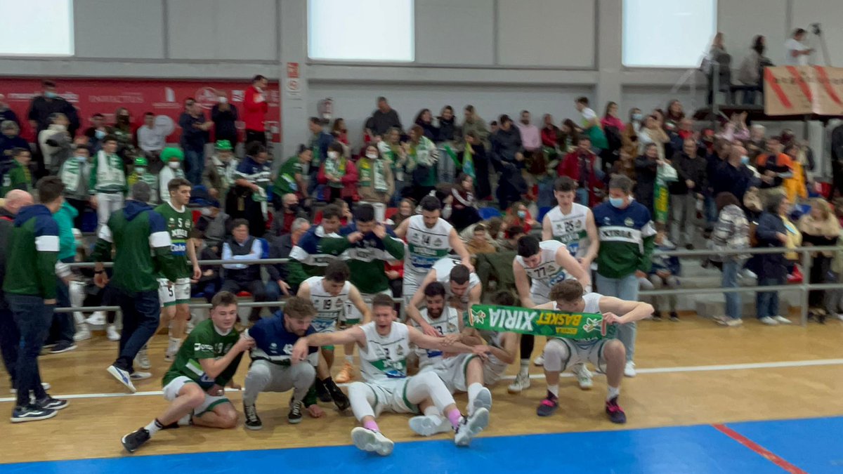 BasketXiria's tweet photo. ‼️CALVO BASKET XIRIA xogará a final da 1ª Div. Masculina o vindeiro sabado 30

✅1ª Div Masc #FaseFinal Semifinal
📅 SAB 23  🕕FINAL 🏟️A Estrada 

⛹🏻‍♂️ 72 SeisNadalCoia 🆚
💚 86 Calvo Basket Xiria

👏👏👏 Bravo EQUIPO

@carballo_gal volve á Liga EBA❗️ 

@dbdeportes @Bisbarraenxogo https://t.co/N1qGOjTe04
