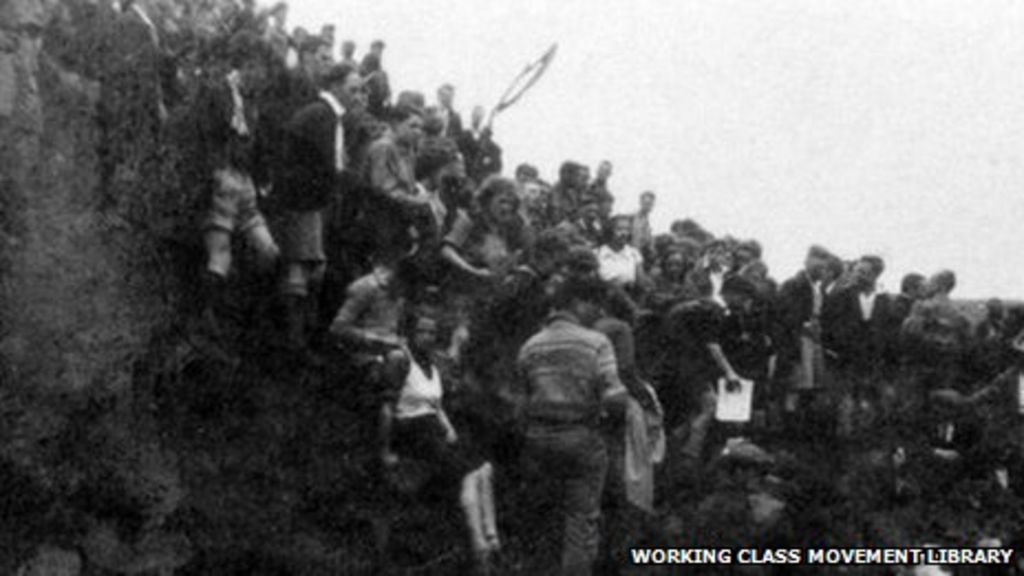 Tomorrow marks the 90th anniversary of the #KinderScout #MassTrespass of 500 working class Manchester folk, longing to simply walk our land. Met first by violent gamekeepers, later by violent police. 5 were imprisoned..for walking on private land. 
Honour them, trespass tomorrow!