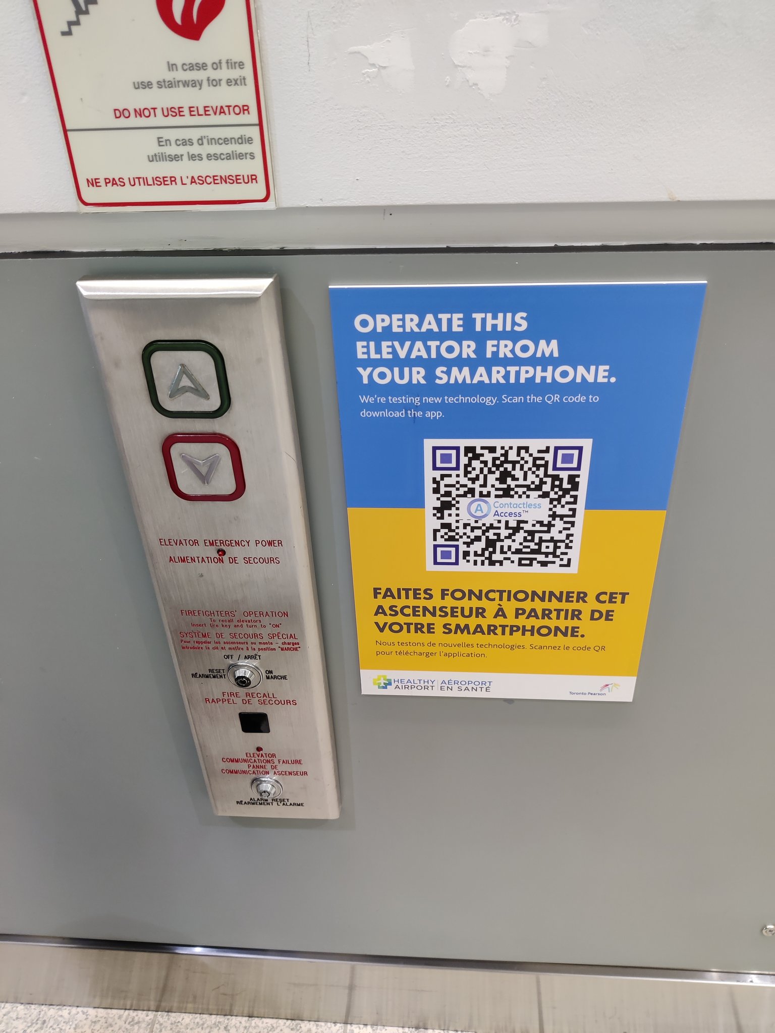 Baral Twitter: "So I can scan the qr code, download app, open the app, scan the qr code with the app to tell it what elevator I'm at, and