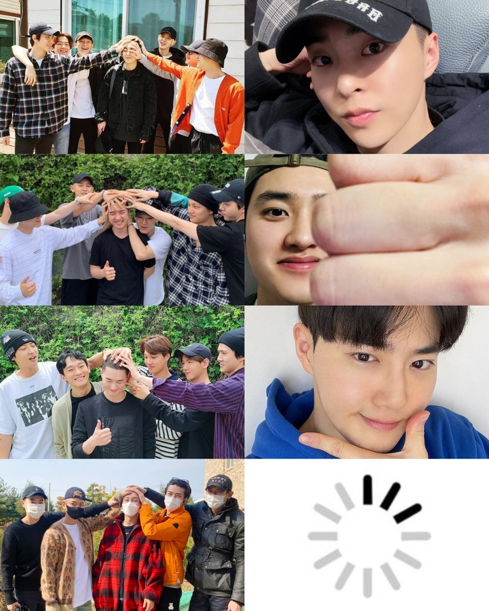 fireyeollie's tweet photo. Já tô esperando ansiosamente o Jongdae completar isso aqui também... Preciso tanto ver o rostinho dele, vou até sonhar com uma foto da volta dele 🥹 https://t.co/J4l1N9gVv1