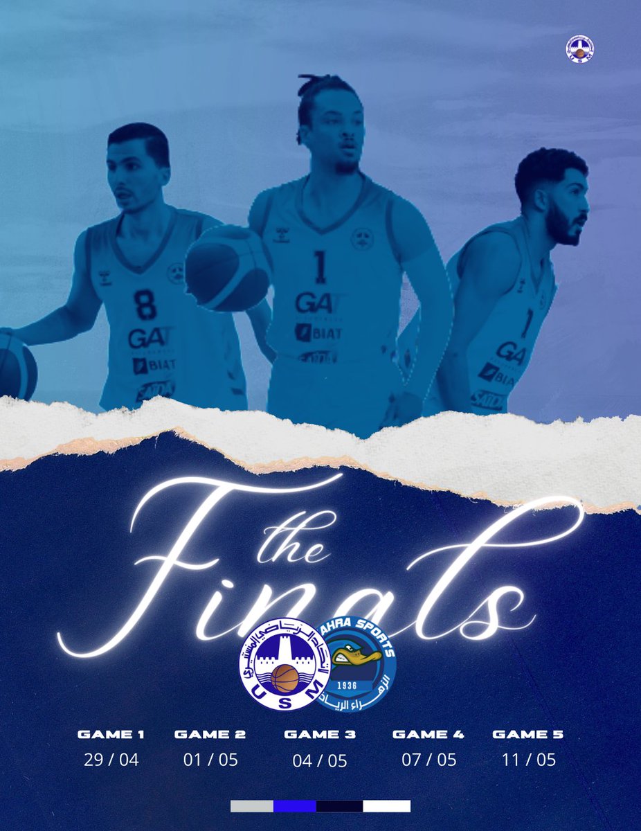USMonastirBB's tweet photo. The (final) stage is set. 1 more time for the Blue City.
Les dés sont jetés. La finale tant attendue.
#USMonastir #SuperPlayoff https://t.co/pc8nd51pjg