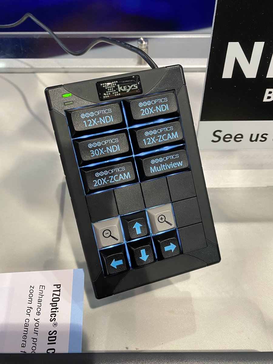 Just got this brand new custom <a href="/ptzoptics/">PTZOptics</a> X-Keys programmed into <a href="/vMixHD/">vMix</a> - Thank you so much <a href="/xkeys_pi/">PI Engineering</a> !!