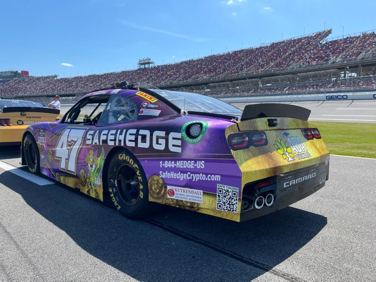 graygaulding's tweet photo. Stage ✌️ finish at P20! 63 more laps until the checkered to push to the front! #SafeHedgeCrypto | #KuykendallHearingAidCenters| #WhoDoYouCollect | #ABAofIllinois | #MHRRacing |SMG-PR https://t.co/JW81TNt2hq