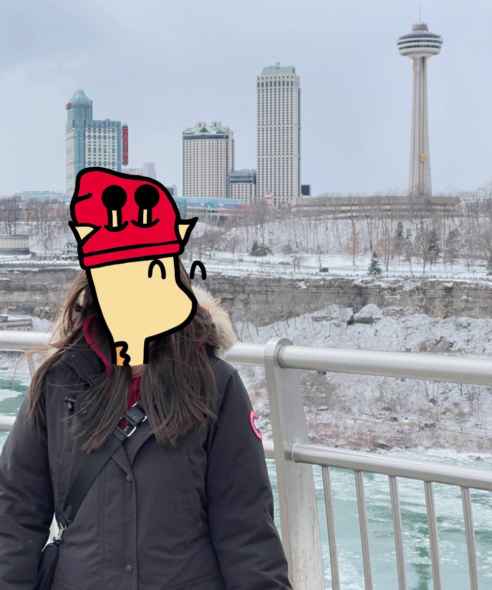 RadRaffe's tweet photo. Repping from the Niagara Falls 🌊 

#nft #NFTCommmunity #radraffe #opensea #cryptocurrecy https://t.co/coTnZEYIOF