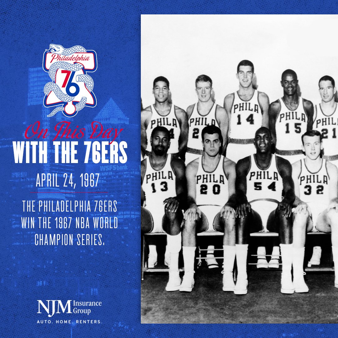 Davenport Sports Network - 🏀On April 16, 1967 the 76ers' Wilt