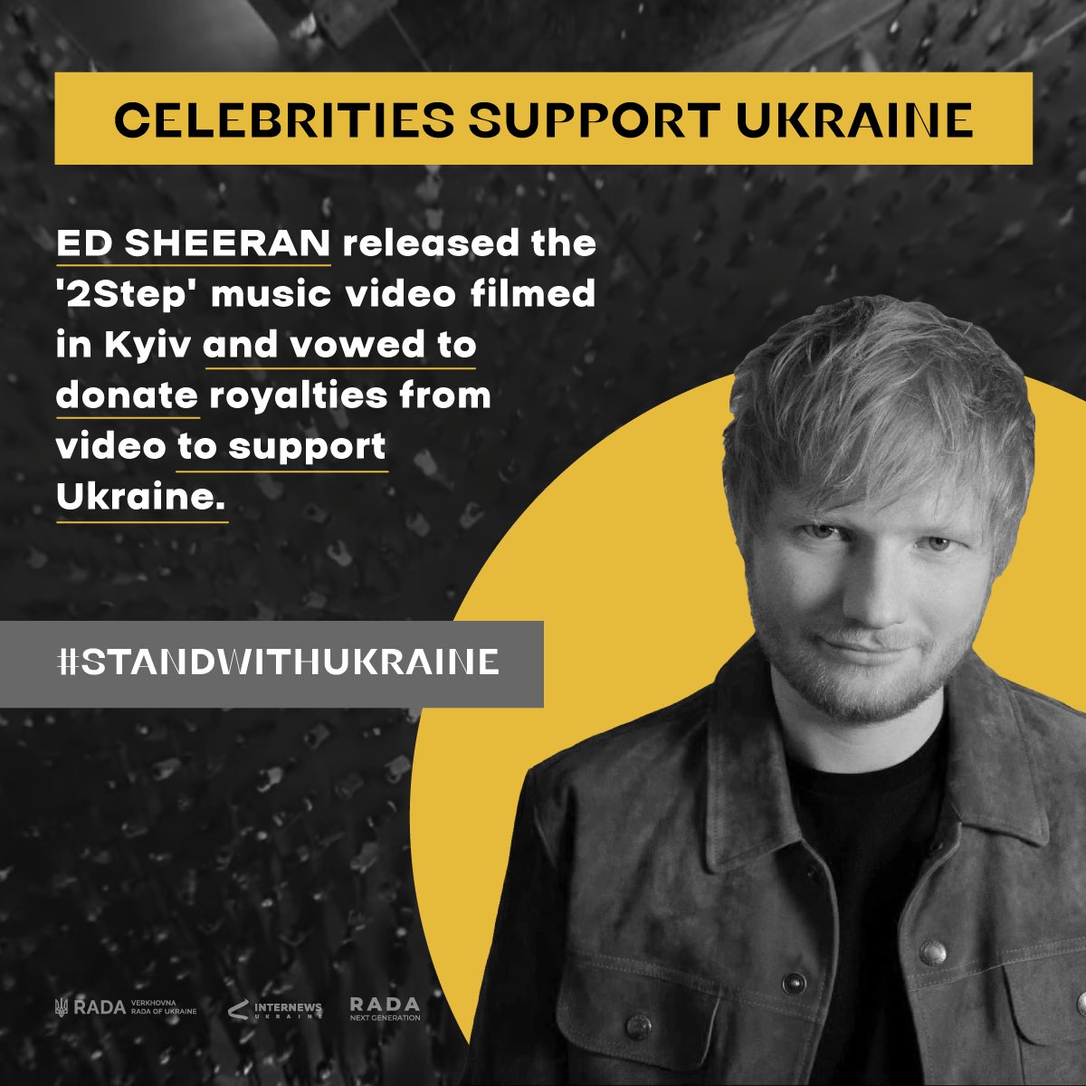 ukraine_world's tweet photo. World celebrities continue to contribute for Ukraine’s victory #istandwithukraine https://t.co/M0sSZp2dXz