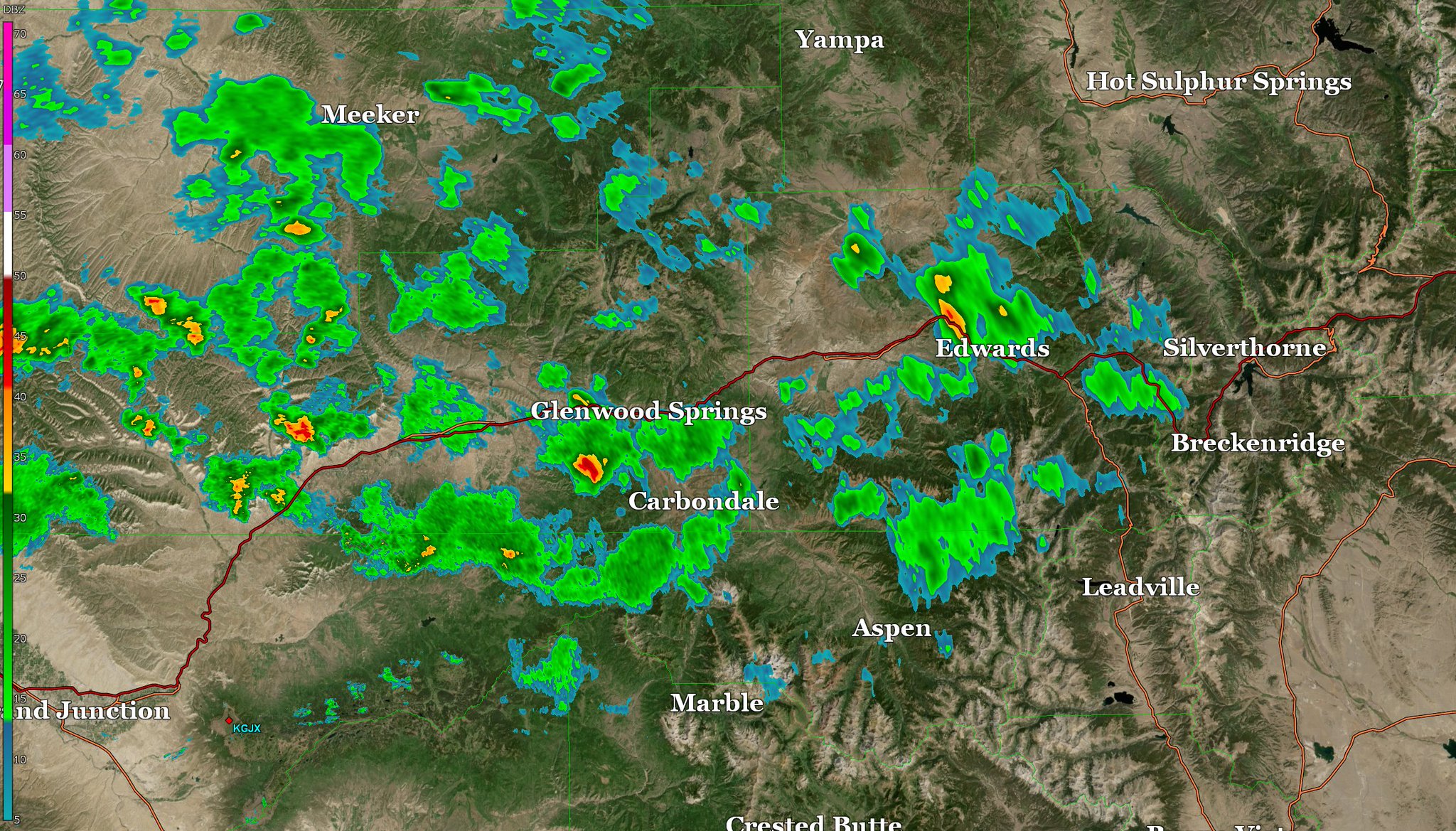 NWS Grand Junction on Twitter "Unstable conditions are giving the snow