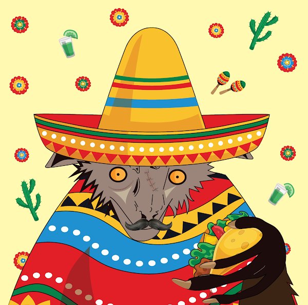 SoooOOOLD!!!❤🍾
Our Mexican boy from Aye'm Global #NFTCollection was adopted by the kind soul <a href="/dippydinos/">DippyDinos 🦖</a> 🤩
Thank you dear fren and welcome among the supervisors 😍
We recommend to visit is dippy collection here 👇
opensea.io/collection/dip…
#NFTCommunity #nftart #NFTfamily