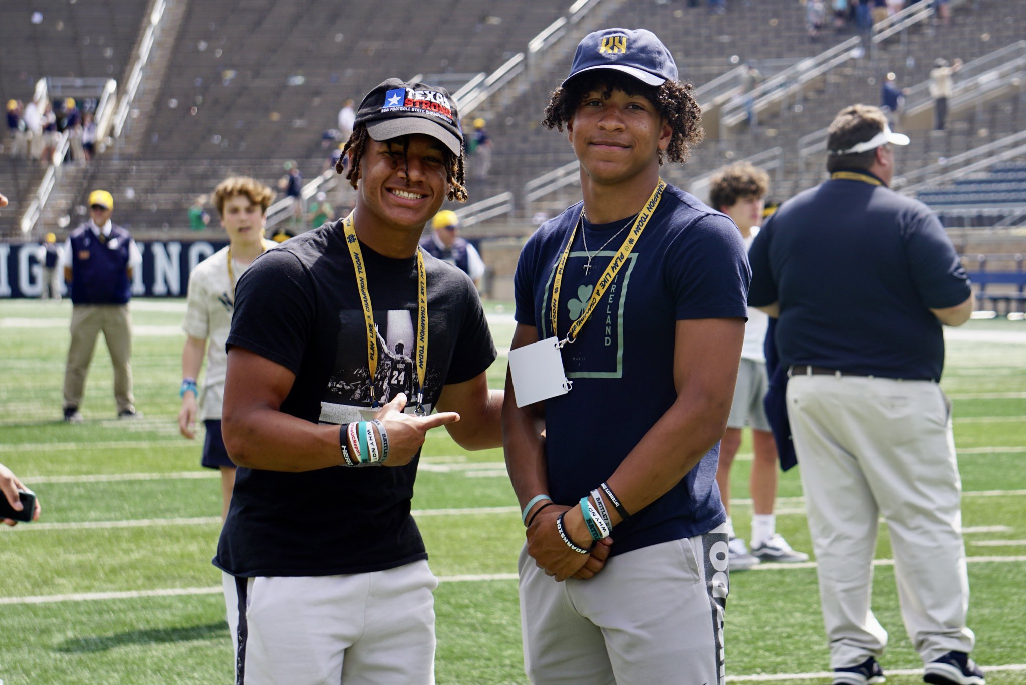 Tom Loy on Twitter "Couple of DUDES in the secondary. NotreDame 2023