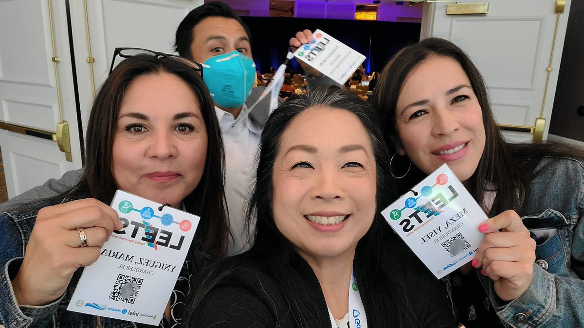 YMeza44's tweet photo. That moment u’re ready to walk into #LEETS22 hall excited for all that awaits u & then u’re #PhotoBombed by the @ITI_LAUSD #jefe himself. that’s when we knew: “It’s gonna be a good day 🎶"😉& it was.
@3rdGradeTekkie @MariaYniguez @CanchefCanche https://t.co/ojnbC96MCm