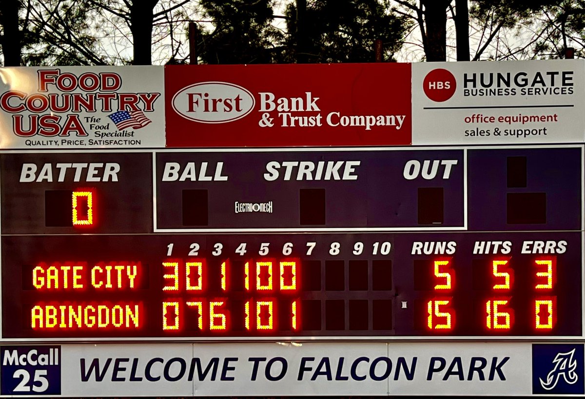 deno_va's tweet photo. Abingdon Baseball WINS over Gate City 15-5 https://t.co/Er9z6iTcTS
