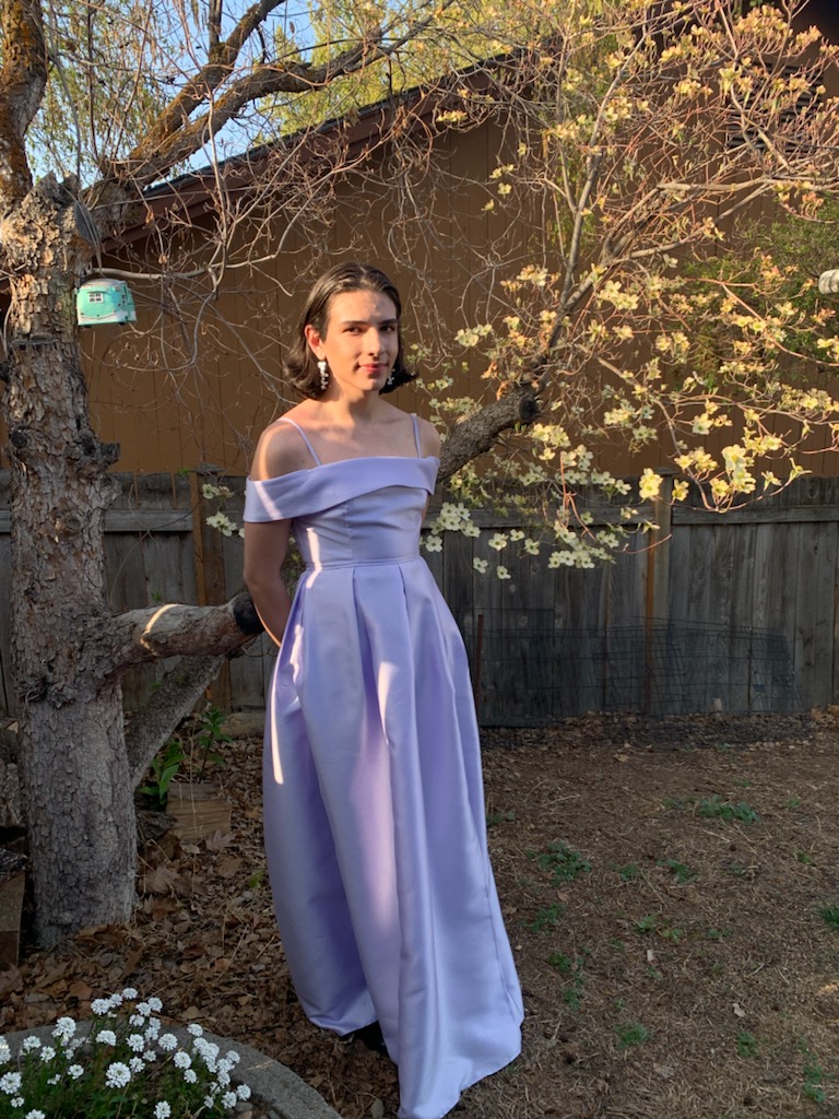 I just asked if anyone had a dress to spare. Y'all sent over $500 instead. Tonight this enby is going to their Sr prom in a wee, conservative town as their truest self because strangers on the internet decided they deserve to feel beautiful. And that's really fucking beautiful.