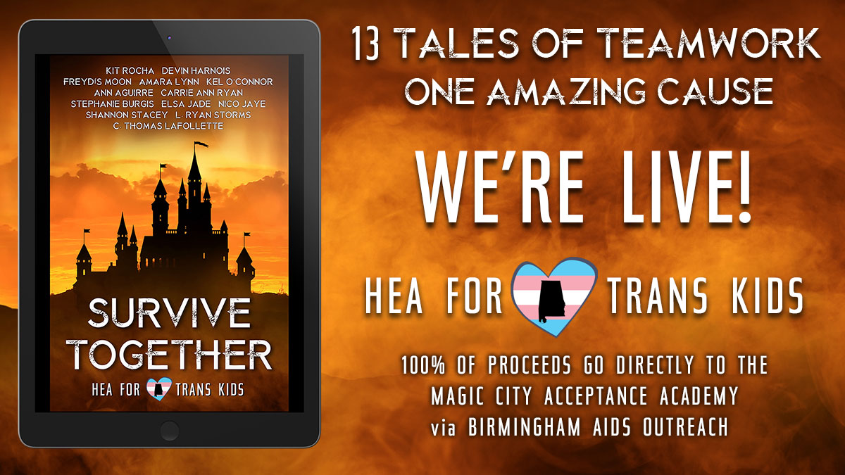 HEAforTransKids's tweet photo. Donate $25+ between now &amp; 5/15 to receive this exclusive ebook bundle of 13 books about surviving the odds together.

100% of donations go to the Magic City Acceptance Academy &amp; Magic City Legal Center to help protect trans kids in Alabama.

More details: https://t.co/6AfCR7Zaj7 https://t.co/wf5mcDSPpz