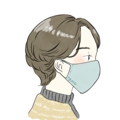 1girl solo mouth mask mask white background brown hair short hair  illustration images