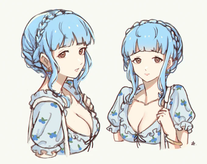 🫐💙 #Marianne #FireEmblemThreeHouses 