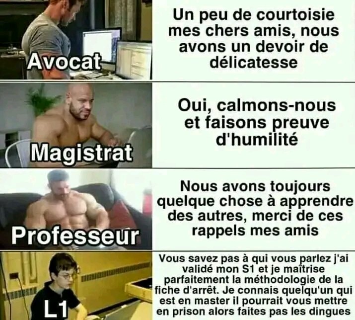 LexiqueJ's tweet photo. Un peu d'humilité les L1 https://t.co/vIpKPl7PD6