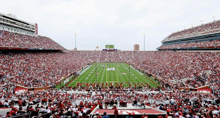 BillyMac2017's tweet photo. 2022 OU SOONERS Football Spring Game! (75,360 Attendance Announced and it sure looked Close to that) Yes Today was April 23rd and the Spring Game, but it sure looked and felt like September and a Regular Season Game! - BOOMER! SOONER! 🏈 #OUFootballSpringGame #PackThePalace https://t.co/1E8QoxO2kj