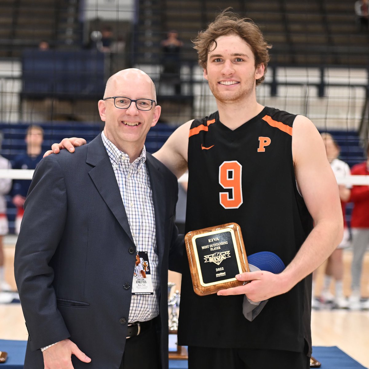 PrincetonVolley's tweet photo. EIVA Tournament Most Outstanding Player ✅

EIVA Newcomer of the Year ✅

The accolades keep rolling in for Ben Harrington! https://t.co/p9C0slsqJ3