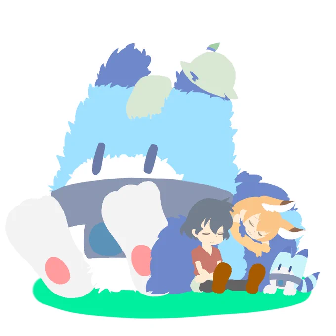 過去に描いたふさふさビッグボスのシンプルバージョンです(゜∀゜)
いつもの自分の絵はこの後から色を重ねたり影をごちゃごちゃつけたりで絵がうるさくなってしまいがちなんですが、シンプルな良い絵が描きたいものです(;'∀') 