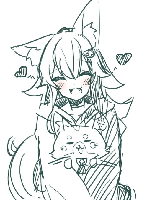 こうミオしゃに抱っこされたい 