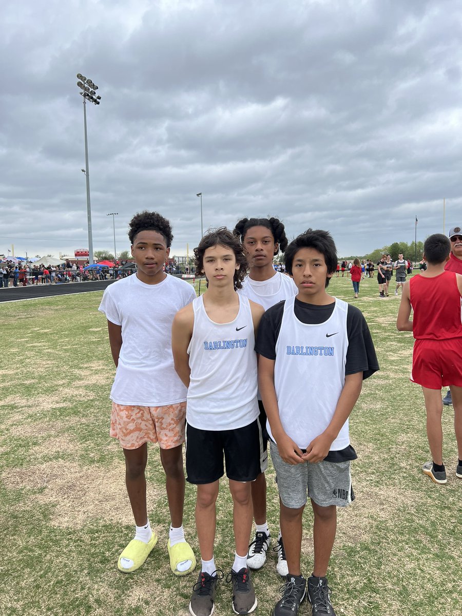 4 X 100 Relay - ORES Div 3 State Runner-Up! Malahkie Beaver-Ware, John Sandoval, Leo Willis and Antonio Baxcajay! Good job boys!