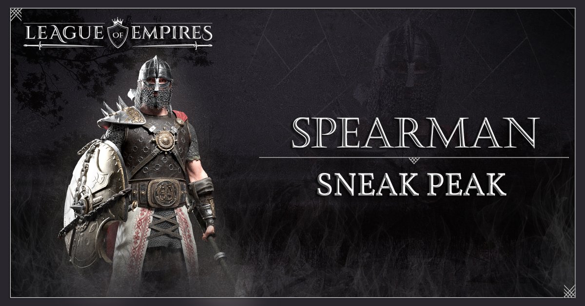 LeagueofEmpires's tweet photo. A Sneak Peak of Spearman from League of Empires!

Conquer the lands by piercing through enemy lines and use your Spearmen also to secure your front-line defenses! 🔥  😍

More on this: https://t.co/FJhnZ2OI8h

#LoE #GameFi #NFT #NFTgaming #play2earn https://t.co/yIh5fBuIJq