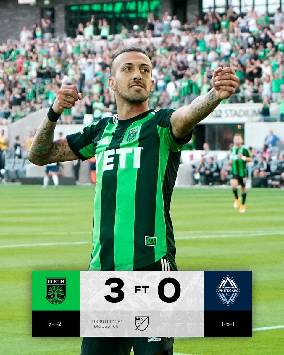 MLS's tweet photo. Three goals and three points for @AustinFC! https://t.co/4BchGD6H1R