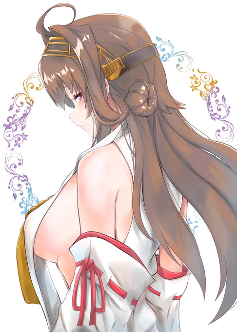 横乳でも見て元気だすデ~ス♡ #艦これ #金剛 https://t.co/UPlaYqHNsl 