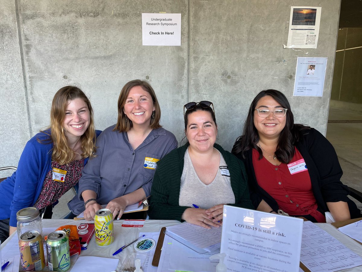 After months of planning, the first EEMB Undergraduate Research Symposium finally happened today!

It was such a success and couldn't have happened without some amazing undergraduates, volunteers, and fellow committee members. 

My heart is so full. 💛