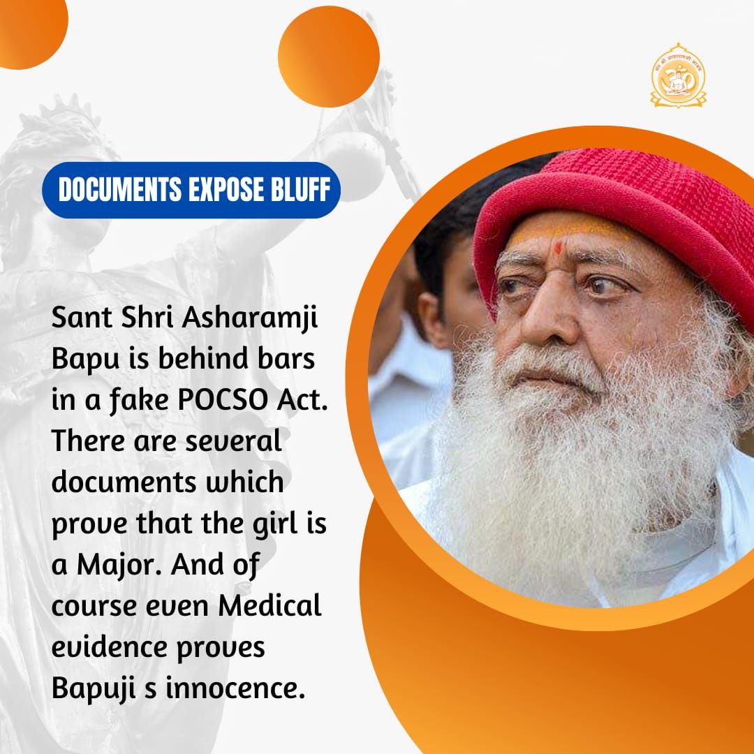 <a href="/YssSpeaks/">Young India Speaks</a> #DocumentsExposeBluff Major To Minor
There are total 13 Documents which proves that the Girl was not minor but considering only the High School Certificate POCSO Act has been imposed on Sant Shri Asharamji Bapu. Why other documents have been ignored?