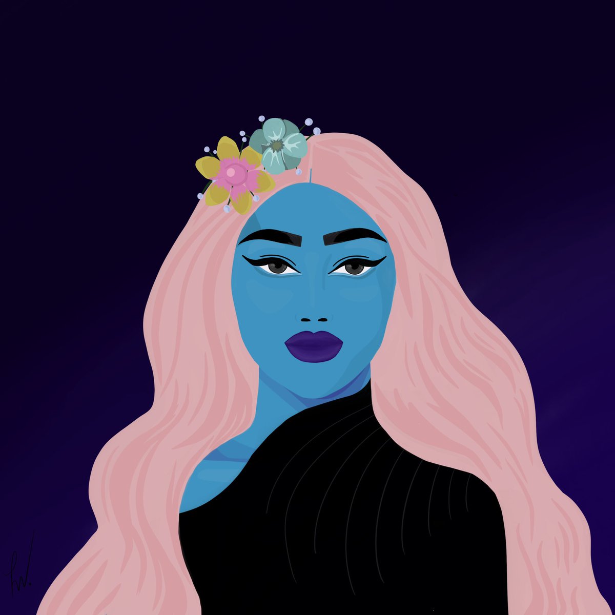 HexagonSpace1's tweet photo. Joining in on the fun, @ClinicNFT design competition! IMCCs focus on mental well-being is something super important to me 💙 #ClinicNFT #IMCCDesignContest https://t.co/TRhivuufHl