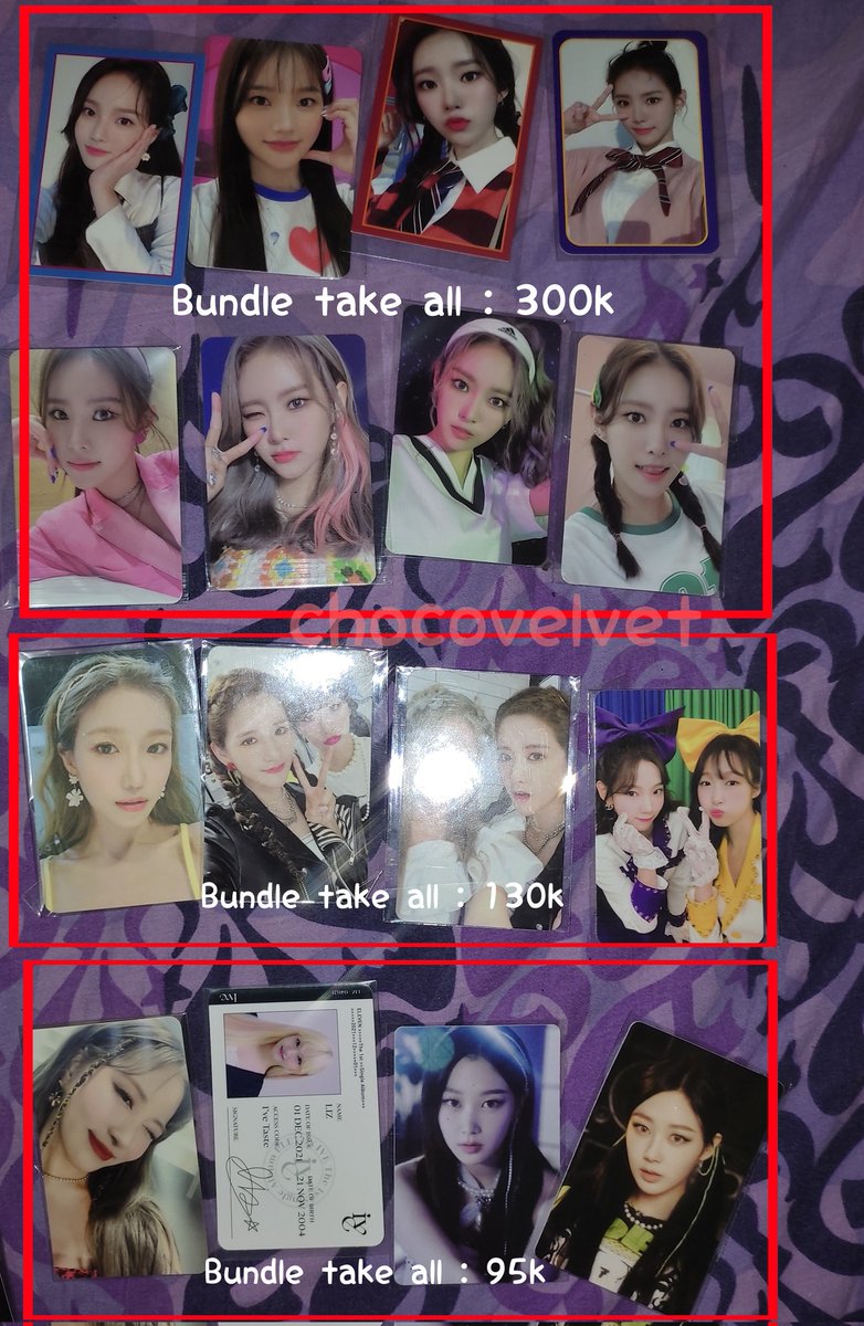 __chocovelvet's tweet photo. WTS Weeekly WJSN  IVE Aespa photocard. Can shipping ww shopee bundle. (exclude packing, 7k) wts wtb soojin monday exy seola soobin yeoreum dayoung dawon eunseo liz giselle 이수진 먼데이  다영 은서 엑시 설아 다원 여름 수빈 리즈 위클리 포카 우주소녀 포카 아이브 포카 에스파 포카 https://t.co/l6iFcpcdOd