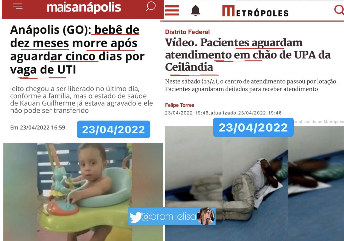 brom_elisa's tweet photo. Como não é Covid-19, não precisa de Empatia e Virtuosidade Coletiva

A verdade é que a Saúde no Brasil sempre esteve na UTI https://t.co/H8TSi0urjf
