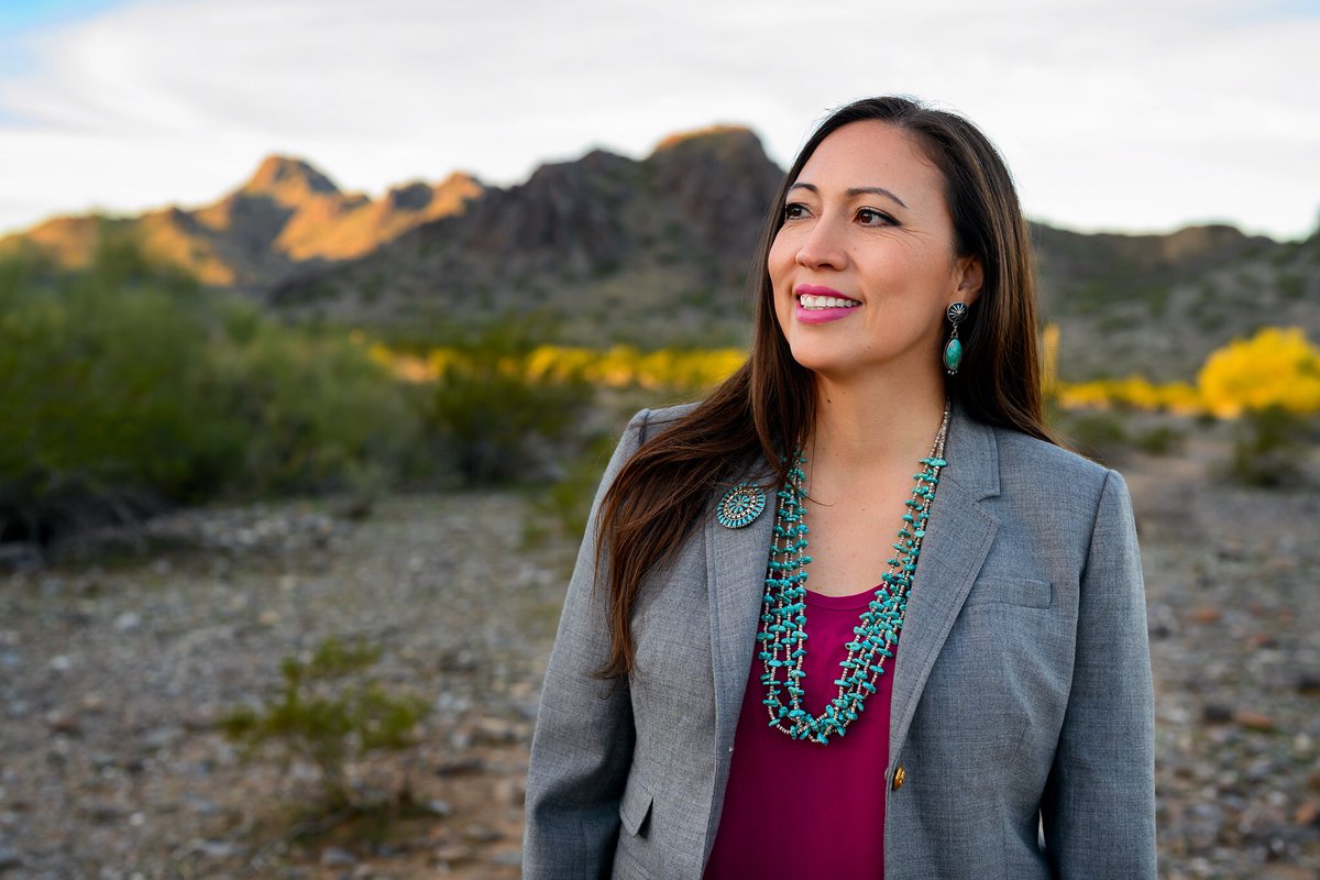 Hi! I’m Ginger Sykes Torres! I’m a mom and experienced environmental professional & climate leader, working to become Arizona’s first-ever Native American representative in Congress by flipping a red seat to blue. Can you RT and help me get to 5k followers? ❤️ 🌏