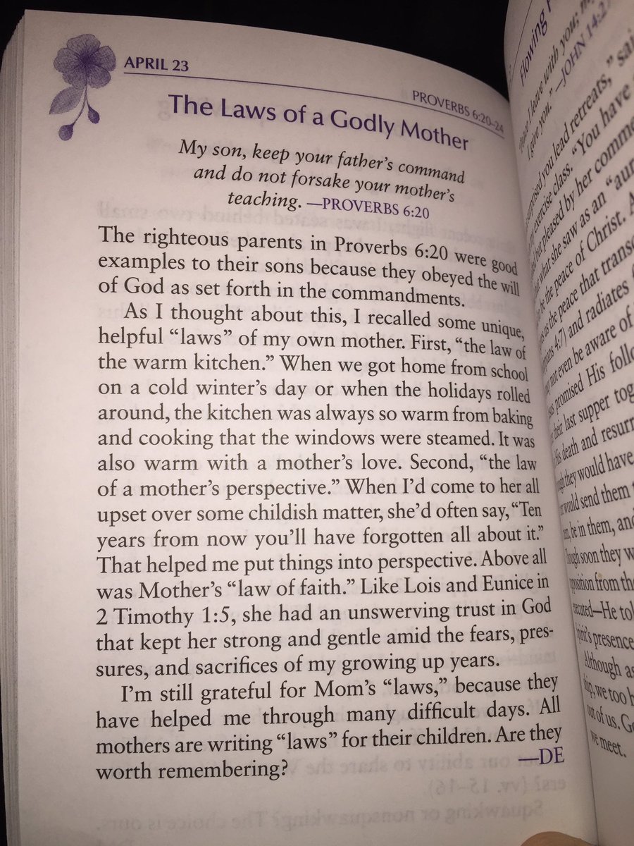 NatalieKrystal2's tweet photo. #April23 #OurDailyBread #Mom #Proverbs6 #Proverbs https://t.co/y1E8IYqSU6