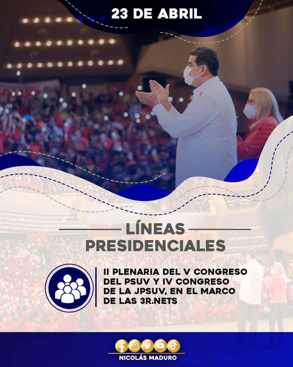 PyTCarabobo's tweet photo. Sigamos haciendo historia camaradas, vamos a involucrarnos más y mejor en todo lo que tengamos que involucrarnos, en beneficio de nuestro pueblo. ¡Vamos a la construcción del futuro! #VenezuelaTerritorioDePaz
#LíneasPresidenciales @NicolasMaduro https://t.co/RGbe8USFY6