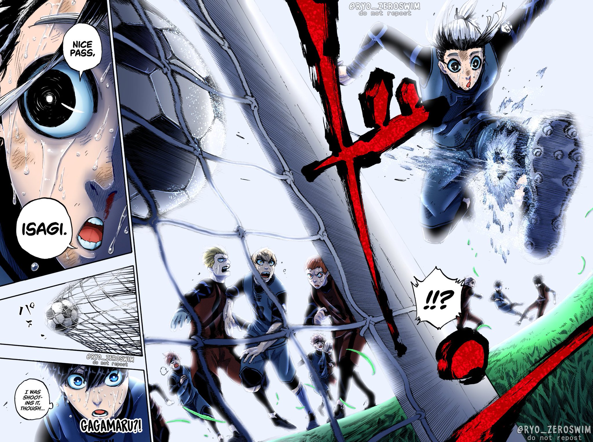 Ryō | busy with uni on Twitter: "gagamaru?! blue lock chapter 12 page 8