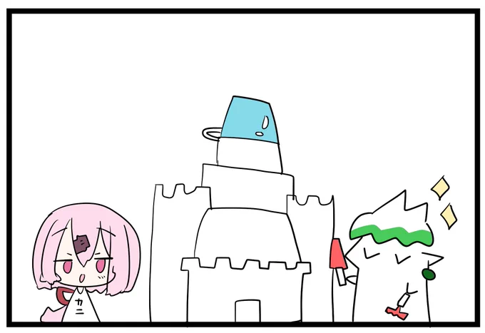もうちょっとで完成だ✨って思ってた時期がありました。頑張るマス 