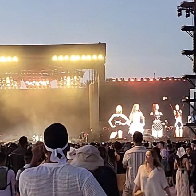 PopBase's tweet image. Aespa has hit the #Coachella main stage.