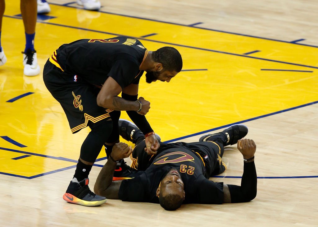 TheDunkCentral's tweet photo. "Being down 3-1 in the Finals was a totally different situation than what we're in right now."

- Kyrie Irving 

(h/t @MattBrooksNBA ) https://t.co/egngHwfFID